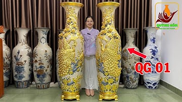 Chiêm Ngưỡng Cặp Công Đào Dát Vàng Mới Nhất – Đỉnh Cao Phong Thủy & Thẩm Mỹ