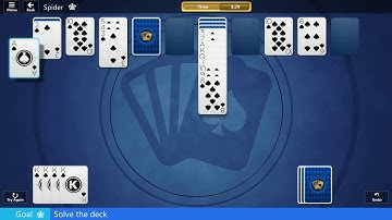 ᐈ SPIDER SOLITAIRE Game - 14 Apr, 2019 - Microsoft Solitaire Collection (solve the deck)