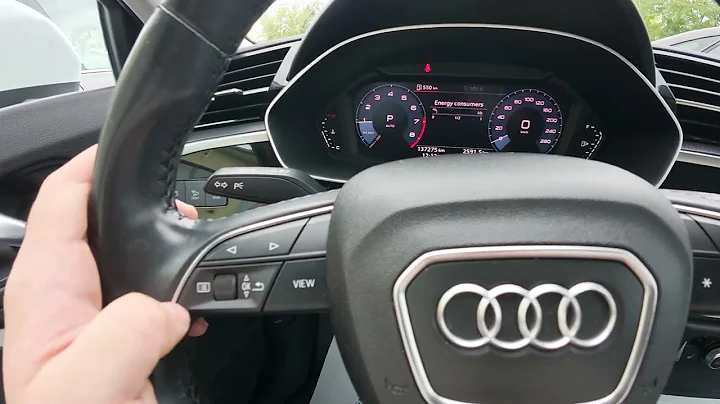 AUDI Q3 Facelift (2015-2018) – How to Navigate Instrument Cluster Display