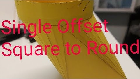 How to fabricate Single Offset Square to Round (vlog #13)