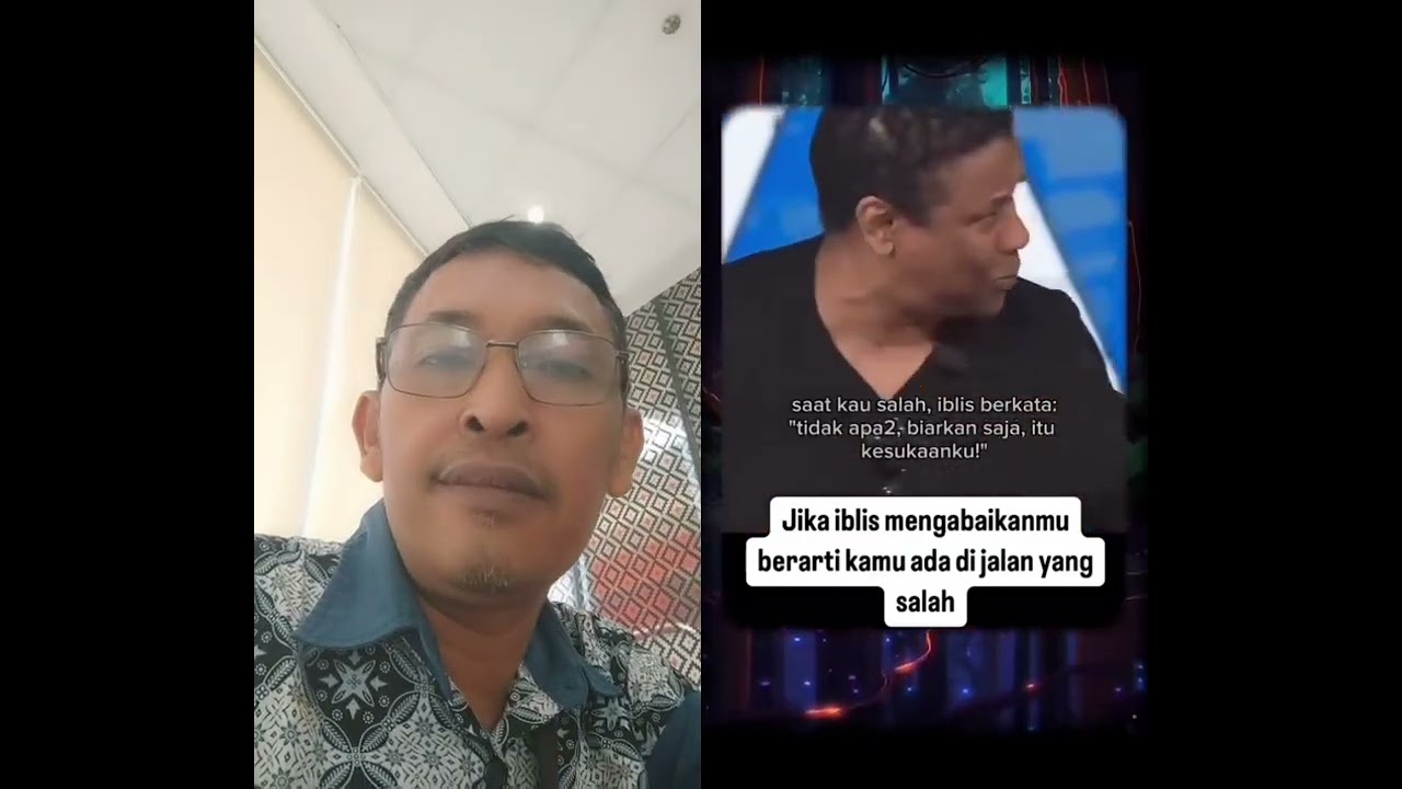 Jika Iblis mengabaikanmu, kamu dijalan yang salah