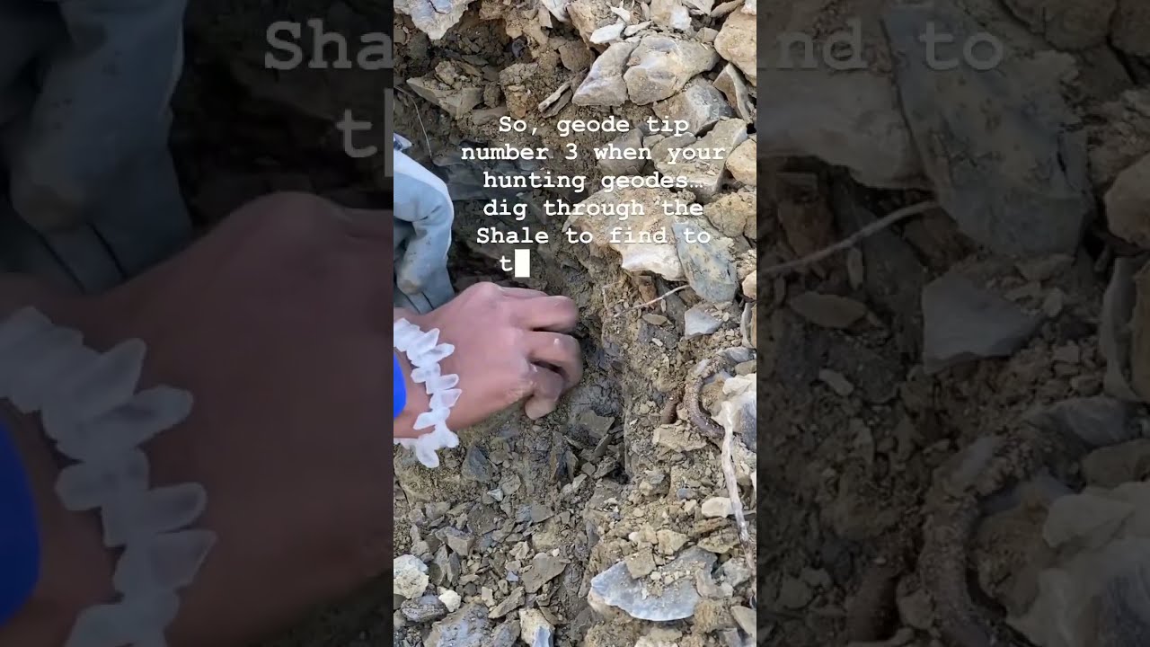  Rock Hunting Tips Geodes Crystalhunter Rockhunting Crystals Digging Quartz Gems Fyp Reel