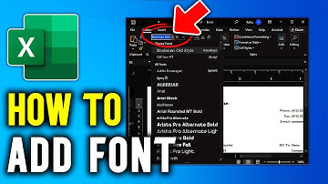 How to Add Custom Font in Excel Workbook