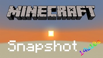 Snapshot 14w10a -- Behind the scenes stuff!