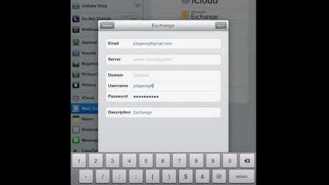 How to set up Gmail as an Exchange account on iOS devices