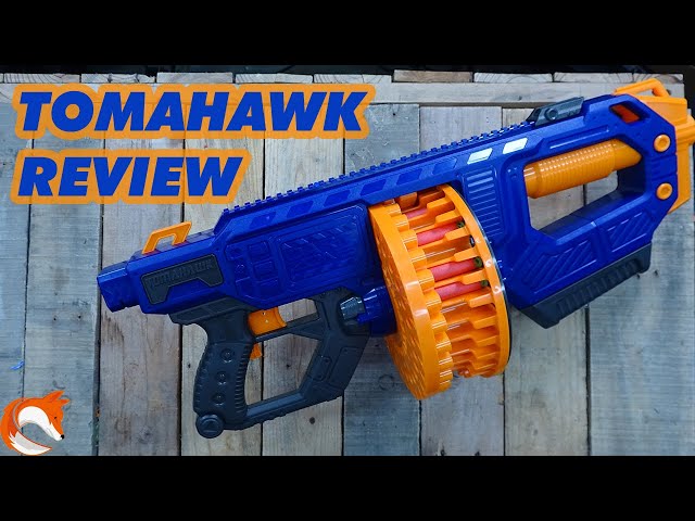 ナーフ　Dartzone　Tomahawk　トマホーク　ダートゾーン Dart Zone Tomahawk Review - 60 Capacity Semi Auto Blaster