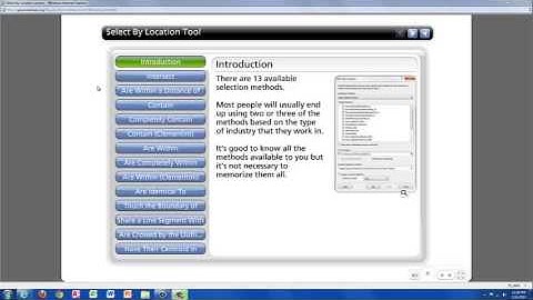 Select By Location Lecture