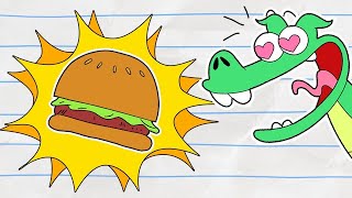 BIG BURGER? Boy & Dragon | Animated Cartoons Characters | Animated Short Films | WildBrain