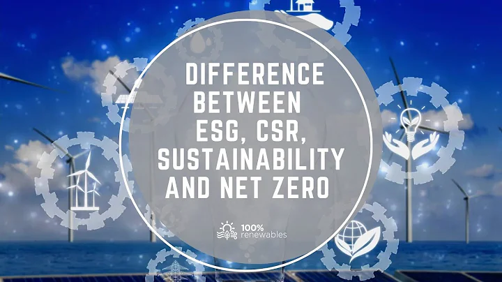 What is the difference between ESG, CSR, sustainability, and Net Zero?