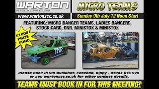 The Chiefs Corner previews this weekends Banger Racing Meetings (8th and 9th of July)