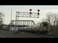 Amtrak #716 w/ Empire Train Diverges at CP-114, Hudson, NY