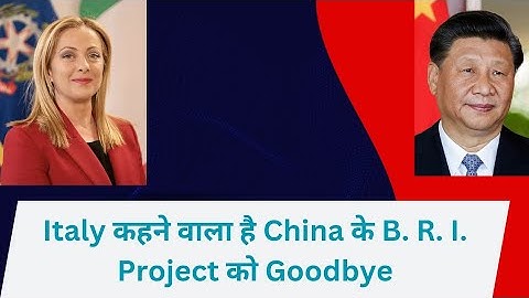 Italy Is About To Leave China’s BRI.