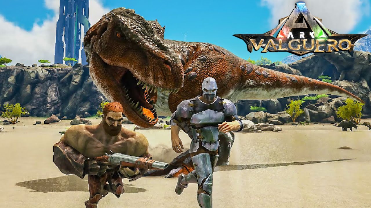 Igrica je teska kada T-REX Dodje i pojede vas! (Ark Valguero)