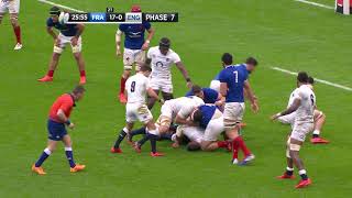 Debutant Bouthier with a monster clearance kick! | Guinness Six Nations