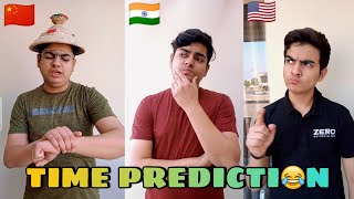America ?? vs China ?? vs India ?? ~ Time Prediction ⏰ ~ #shorts #funnyshorts