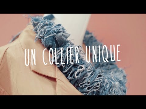 Vidéo: Comment Faire Un Collier En Jean