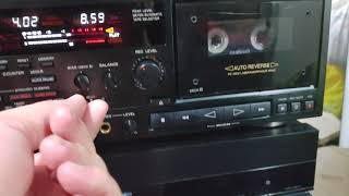 Sony Tcwr87es  Old Vintage Double Recording Cassette Deck  Esprit Series