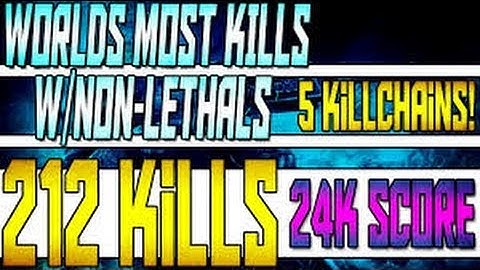 BO2: WORLDS Most Kills Non-Lethal