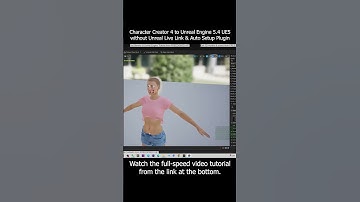 Character Creator 4 to Unreal Engine 5.4 UE5 without Unreal Live Link & Auto Setup Plugin #CC4 #UE5