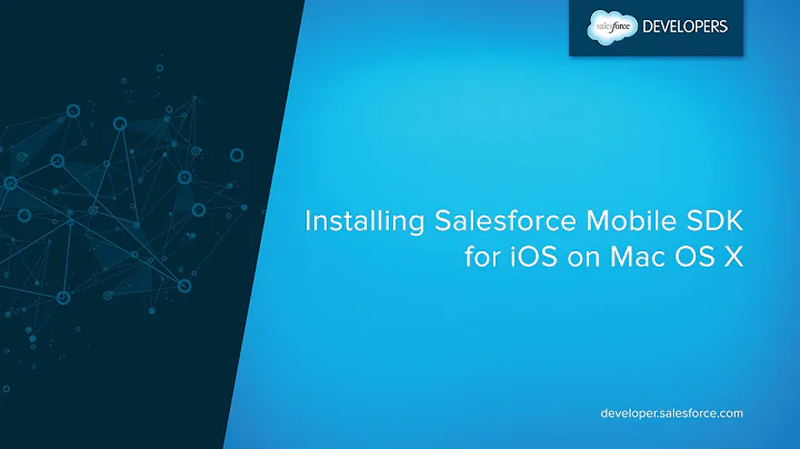 Installing Salesforce Mobile SDK for iOS on Mac OS X