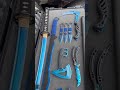 Do You LIKE THIS BLUE Mega Knife Set! #shortsviral