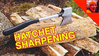 HOW TO SHARPEN A HATCHET