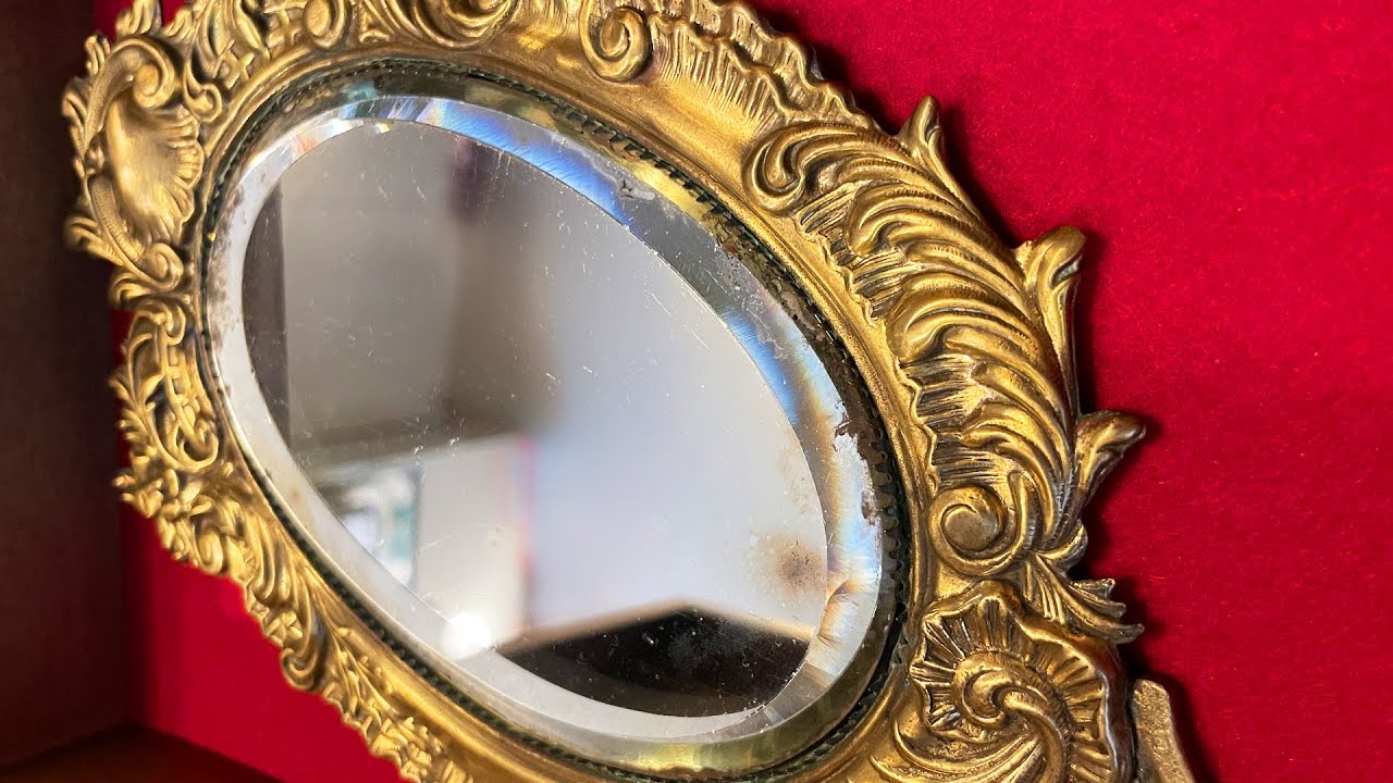 МАГИЧЕСКИЙ АРТЕФАКТ 19 ВЕКА. Старинное бронзовое зеркало.