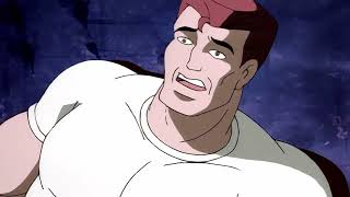 Cletus Kasady and Eddie Brock in prison (Spiderman: The Animated Series)