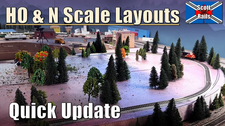 HO Scale And N Scale Layouts Update - Temporary Solution