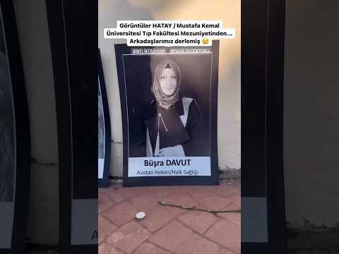 MKÜ TIP ŞEHİTLERİ UNUTULMADI