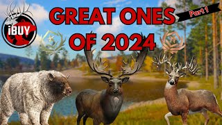 Great Ones of 2024 PART 1!! | theHunter: Call of the Wild
