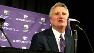 Bruce Weber on KU being the only Big 12 team he hasn't beaten since he's been at K-State