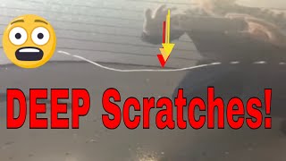 How To Repair Deep Scratches And Preserve The Clear Coat In The Process!!