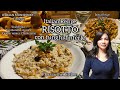 How to cook Italian Risotto con le Finferle o the golden winter Chanterelle we gather from the woods