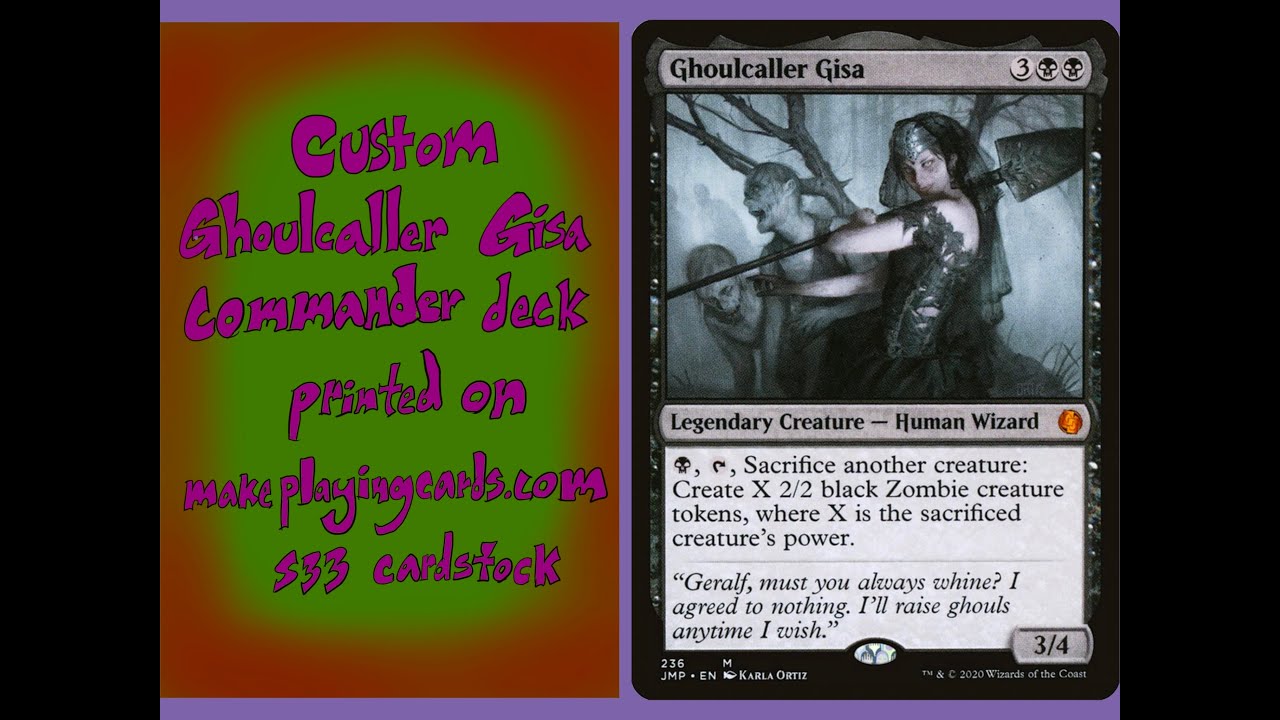 gisa cards mtg Gisa and Geralf (Foil Etched) [Starter Commander Decks] main image 1