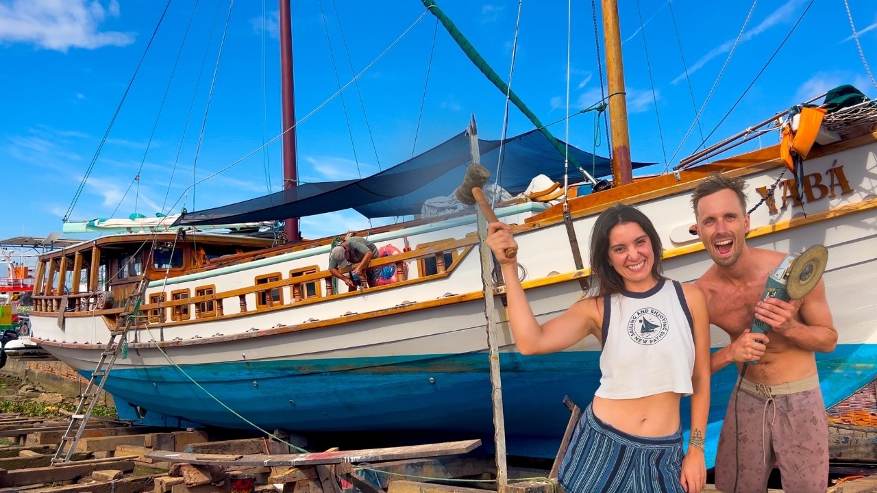 ⁣Shipyard Upgrades: We NEED to improve our rudder (88ft Wooden Boat)