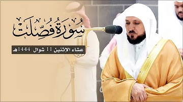 تلاوة كُردية فريدة من الشيخ د. ماهر المعيقلي لما تيسّر من سـورة فصلت | عشاء الإثنين ١١-١٠-١٤٤٤هـ