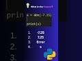 What will be the output? 🧠  👇 Comment your answer!  #Python #CodingQuiz #subscribe