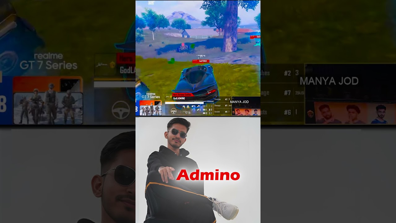 @admino_gaming19 Admino Golden Heart 💛🥰 #admino #jonathan #shorts #bgmi #godlike #bgis2025 #godl