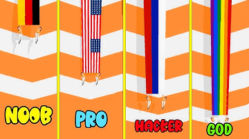 NOOB vs PRO vs HACKER vs GOD in Flag Painters