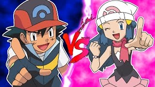 Ash Ketchup vs. Dawn (Pokémon Abridged)