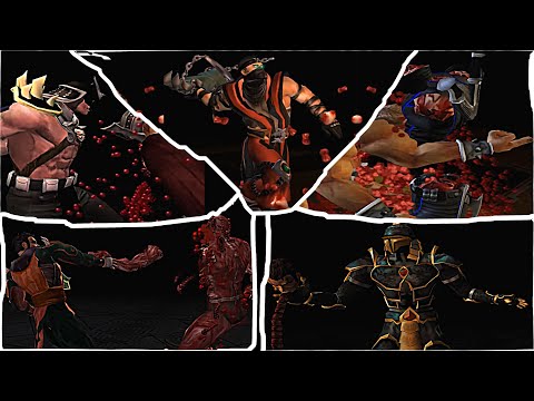 MORTAL KOMBAT ARMAGEDDON ''PS2/Wii'' ALL ULTIMATE FATALITIES  [All Characters] 4K/60FPS