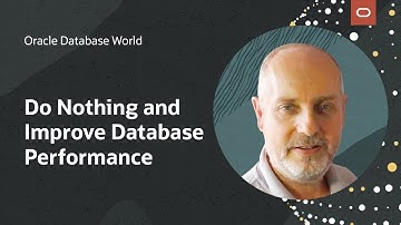 Do nothing and improve Oracle Autonomous Database performance