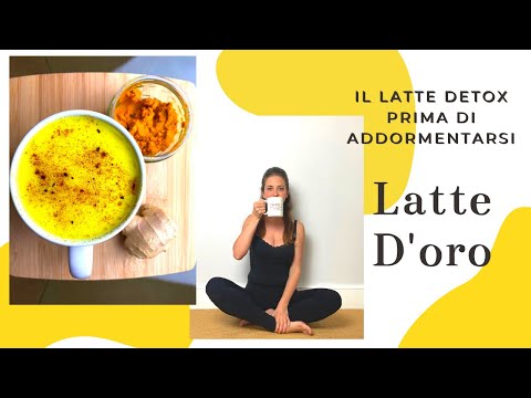 Golden Milk - Detox recipe before bedtime!