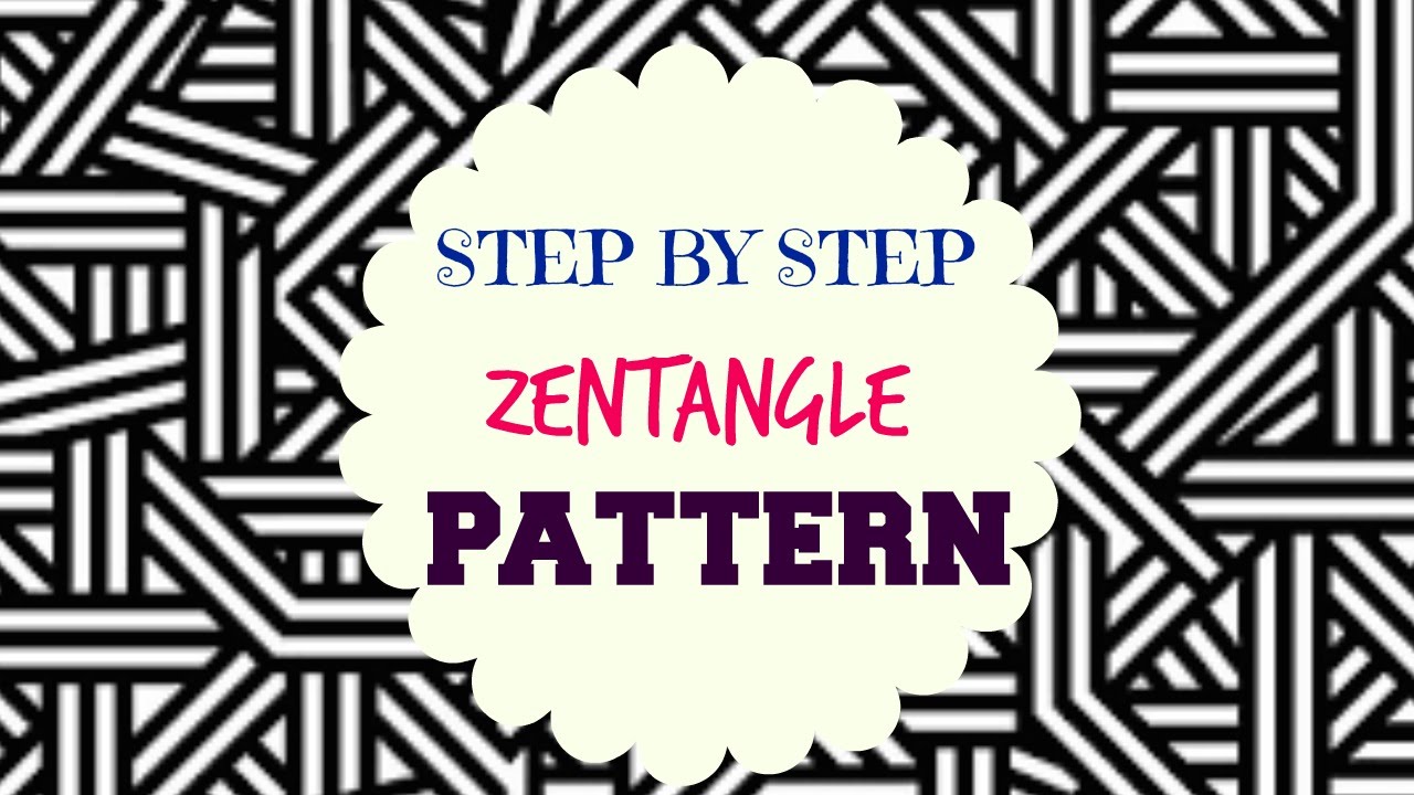 How to draw Zen-tangle Patterns - ♥ Step by Step Tutorial ...