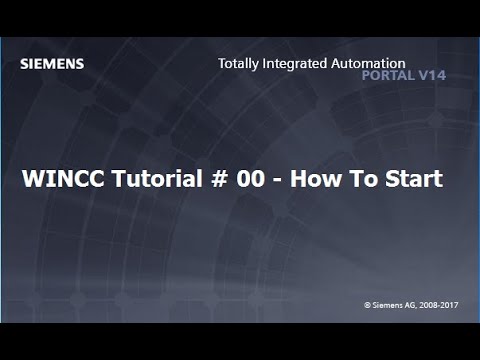 Siemens TIA Portal V14 Wincc Tutorial # 00 - How To Start