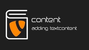 TYPO3manual - Adding text content to pages