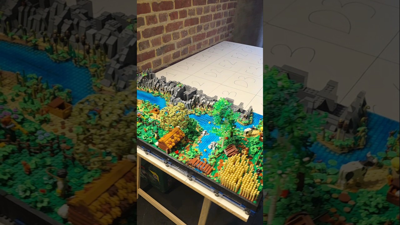 LEGO/LESDIY GIANT MEDIEVAL CASTLE ( ~14% FINISH) 🔥🏰⚔️