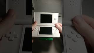 Nintendo DS Lite Startup with GBA Game Inserted