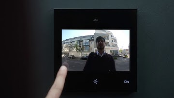 SKS VICO – video indoor station with high-quality real glass surface